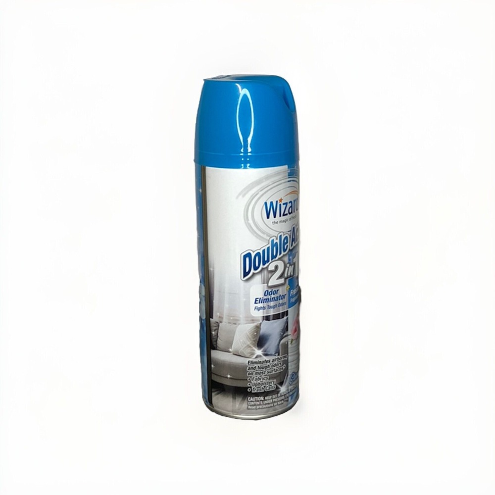 Wizard 2-in-1 Smoke Odor Eliminator Air Freshener Clean Linen‎ 12oz